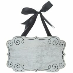 Best Sale 🎁 Distressed White Ornate Wood Decor ❤️