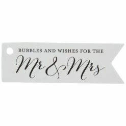 Promo 🎉 Mr & Mrs Bubble Favor Tags 👏