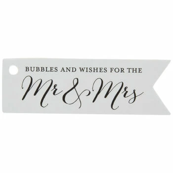 Promo ๐ Mr & Mrs Bubble Favor Tags ๐