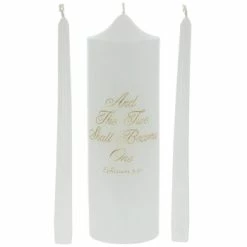 Cheap 🔔 Ephesians 5:31 Unity Candles ⌛