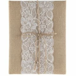 Best reviews of 😉 Burlap & Lace Memory Book 💯