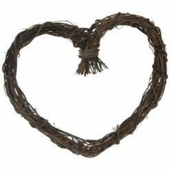 Budget 🔥 Natural Rattan Heart ❤️