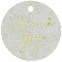 New ❤️ Lace Thank You Favor Tags 🥰