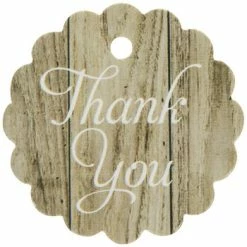 Best reviews of 💯 Wood Grain Scalloped Favor Tags ✔️