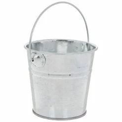 New 🔔 Silver Metal Buckets ❤️