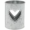 Outlet ❤️ Heart Cutout Metal Candle Holder 👍