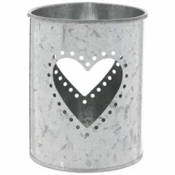 Outlet ❤️ Heart Cutout Metal Candle Holder 👍