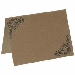 Brand new 🥰 Kraft Leaf Place Cards 💯