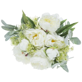 White Peony Bouquet 4 White Peony Bouquet - Image 2