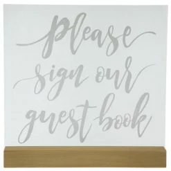 Guest Book Wood Decor