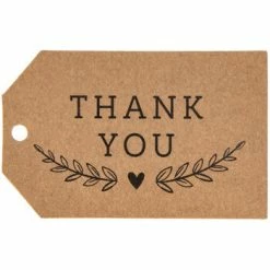 Best Sale 👏 Kraft Thank You Favor Tags 🎁