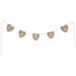 Best deal ⌛ Cards Burlap Heart Banner 🧨