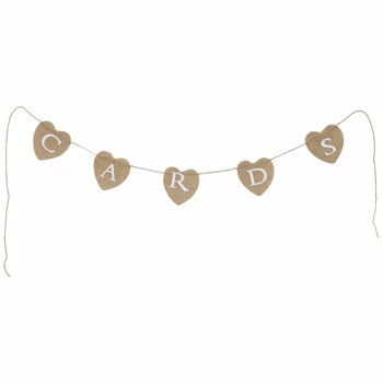Best deal β Cards Burlap Heart Banner π§¨