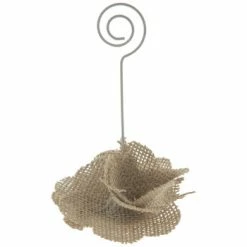 Burlap Place Card Holder