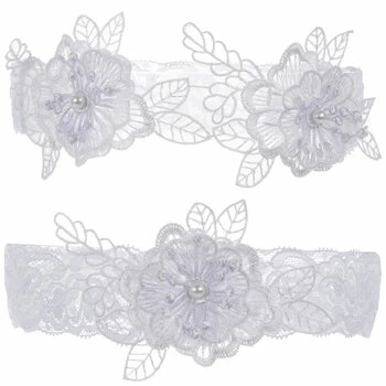 Coupon โค๏ธ White Floral Lace Garters ๐