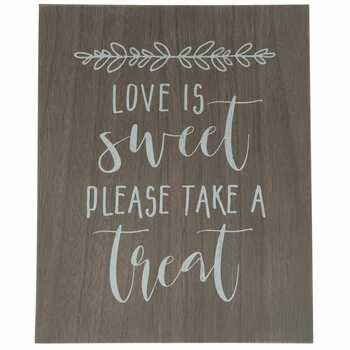 Please Take A Treat Wood Decor