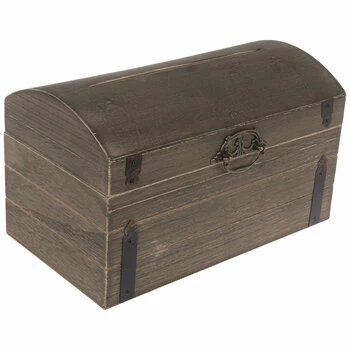 Brand new ๐ Brown Wood Wedding Card Box ๐