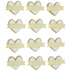 Best reviews of 😀 Mr & Mrs Heart 3D Stickers 💯