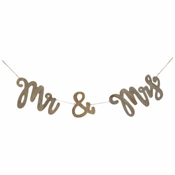 Budget ⭐ Mr & Mrs Wood Banner ✨