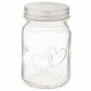 Best deal ✨ Double Heart Glass Mason Jars 😀