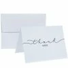 Best deal 👏 White & Black Thank You Cards 🌟