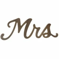 Outlet 🎉 Brown Mrs Wood Decor ✨