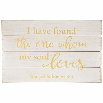 Wholesale ๐ฅฐ Song Of Solomon 3:4 Wood Wall Decor โจ