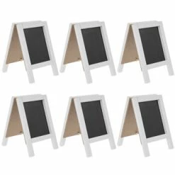 White Wood Chalkboard Easels