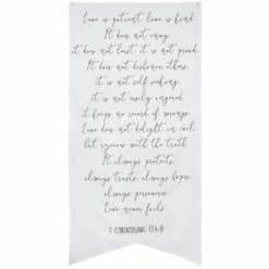 1 Corinthians 13:4-8 Backdrop Banner