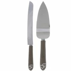 Outlet 🔔 Wood Look Knife & Server 🎁