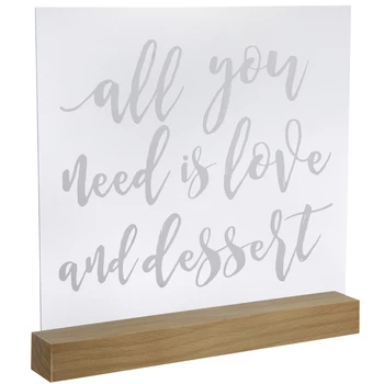 Buy ๐ Love & Dessert Wood Decor โค๏ธ - Image 2