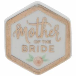 Coupon 🛒 Mother Of The Bride Hexagon Pin ⭐