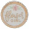 Outlet ✨ Flower Girl Round Pin 👍