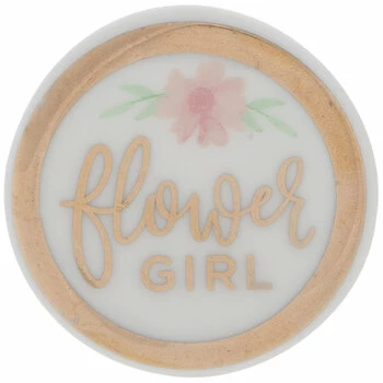 Outlet ✨ Flower Girl Round Pin 👍