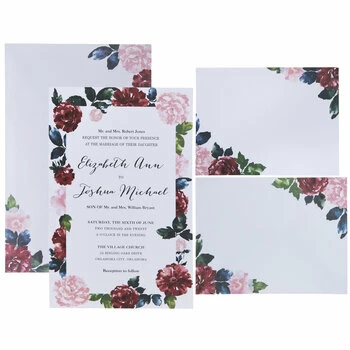 Best reviews of ๐ Floral Frame Wedding Invitations ๐งจ
