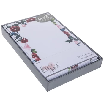 Best reviews of ๐ Floral Frame Wedding Invitations ๐งจ - Image 3