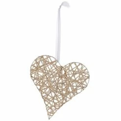 New 💯 Rattan Wrapped Heart 🥰