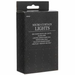 Warm White LED Micro Curtain Lights