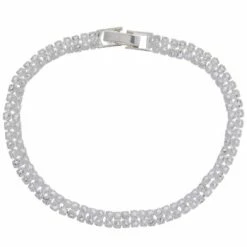 Promo 😀 Silver Rhinestone Bracelet ⌛