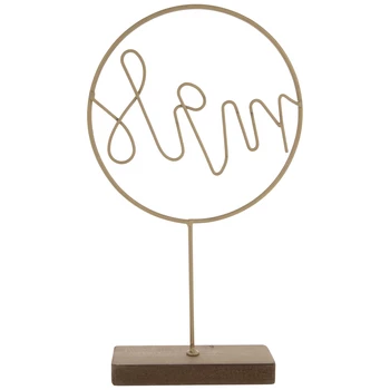 Gold Mrs Metal Decor - Image 3