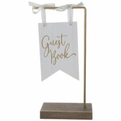 Guest Book Pennant Wood Decor
