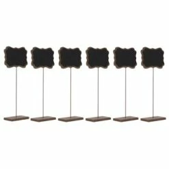 Quatrefoil Wood Chalkboard Stands