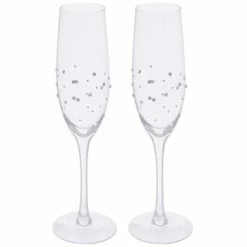 Rhinestone Toasting Glasses
