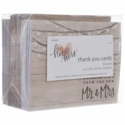 Best Sale 👍 Wood & Lights Wedding Thank You Notes 🔥