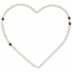 Hot Sale 🥰 Beaded Wood Heart 🛒