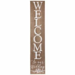 Cheap 💯 Welcome To Our Wedding Wood Decor 😀