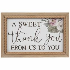 New 🎉 A Sweet Thank You Wood Decor 👏