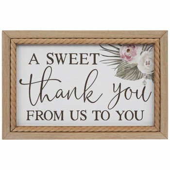 New ๐ A Sweet Thank You Wood Decor ๐