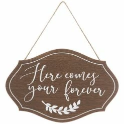 Budget 🥰 Here Comes Your Forever Wood Wall Decor 🧨