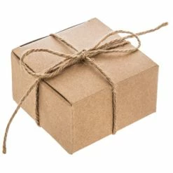 Cheap 👏 Kraft Favor Boxes With Twine 🎁